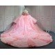 Mumuleo 2025 Pink Quinceanera Dresses With Derachable Tail Vestidos De Xv Aos 2025 Vestidos De 15 Rosados 15 Year Old Dresses