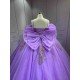 Mumuleo Lilac Quinceanera Dresses Sweep Train Ball Gown Floor-Length Modern Lace Teenagers 2026