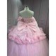 Mumuleo Pink Quinceanera Dresses vestido de quinceañera rosa palo con cristales