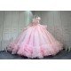 Mumuleo Quinceanera Dress 2026 Floor-Length Modern Satin Print Lace Bow Natural Waist for Teenagers