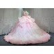 Mumuleo Quinceanera Dress 2026 Floor-Length Modern Satin Print Lace Bow Natural Waist for Teenagers