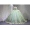 Mumuleo Custom Made Quinceanera Dress Sage Green Vestido De Quinceanera Sirena 2026 Sweep Train Ball Gown Floor-Length Teenagers