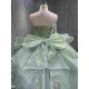 Mumuleo Custom Made Quinceanera Dress Sage Green Vestido De Quinceanera Sirena 2026 Sweep Train Ball Gown Floor-Length Teenagers