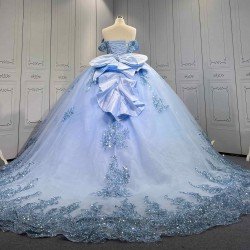 Mumuleo Modern Candy Color Quinceanera Photoshoot Dress Vestido De Quinceanera Sirena 2026 Satin Knitted Lace Bow Natural Print