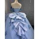 Mumuleo Modern Candy Color Quinceanera Photoshoot Dress Vestido De Quinceanera Sirena 2026 Satin Knitted Lace Bow Natural Print