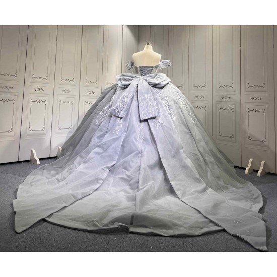 Mumuleo Modern Floor-Length Sweep Train Ball Gown Quinceanera Dresses Diamond Crystal Satin for Teenagers 2027 Vestido De XV