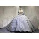 Mumuleo Modern Floor-Length Sweep Train Ball Gown Quinceanera Dresses Diamond Crystal Satin for Teenagers 2027 Vestido De XV