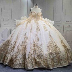 Mumuleo Candy Color Ball Gown Floor-Length Off-The-Shoulder Sweetheart Neckline Quinceanera Dress Lace Appliques Satin Summer