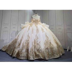 Mumuleo Candy Color Ball Gown Floor-Length Off-The-Shoulder Sweetheart Neckline Quinceanera Dress Lace Appliques Satin Summer