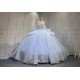 Mumuleo Modest Summer Quinceanera Dress Sweetheart Neckline Off-Shoulder Sleeves Ruffles Crocheted Embroidery Anti-Static