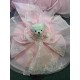 Mumuleo Princess Pink Quinceanera Floor-Length Ball Gown Chapel Train Modern Satin Print Knitted Dresses 2026