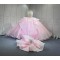 Mumuleo Princess Pink Quinceanera Floor-Length Ball Gown Chapel Train Modern Satin Print Knitted Dresses 2026