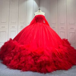 Mumuleo Light Pink Mexican Quinceanera Ball Gown Floor-Length Dresses with Chapel Train Modern Satin Knitted for Teenagers 2026