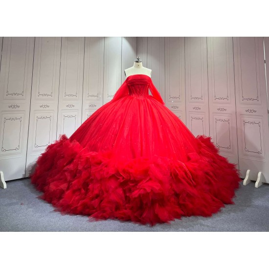 Mumuleo Light Pink Mexican Quinceanera Ball Gown Floor-Length Dresses with Chapel Train Modern Satin Knitted for Teenagers 2026