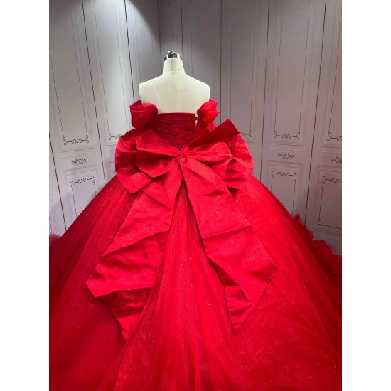Mumuleo Light Pink Mexican Quinceanera Ball Gown Floor-Length Dresses with Chapel Train Modern Satin Knitted for Teenagers 2026