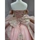 Mumuleo Blush Pink Quinceanera Ball Gown Floor-Length Chapel Train Modern Satin Lace Natural Waist Dress 2026