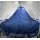 Mumuleo Navy Blue Sweetheart Floor-Length Ball Gown Quinceanera Dress with Cape Royal Train 2026
