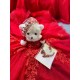 Mumuleo Wholesale Red Quinceanera Dress with Matching Doll Dress