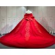 Mumuleo Wholesale Red Quinceanera Dress with Matching Doll Dress
