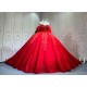 Mumuleo Wholesale Red Quinceanera Dress with Matching Doll Dress