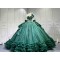 Mumuleo Emerald Green Quinceanera Dress 2026 Ball Gowns 15 Years Dresses Oem New Style Women's Princess Extravagant