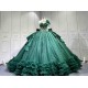 Mumuleo Emerald Green Quinceanera Dress 2026 Ball Gowns 15 Years Dresses Oem New Style Women's Princess Extravagant