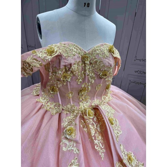 Mumuleo Rose Gold Quinceanera Dress 2026 15 Years Dresses Vestidos De Quinceanera Fiesta Largo Elegante Boda
