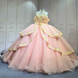 Mumuleo Rose Gold Quinceanera Dress 2026 15 Years Dresses Vestidos De Quinceanera Fiesta Largo Elegante Boda
