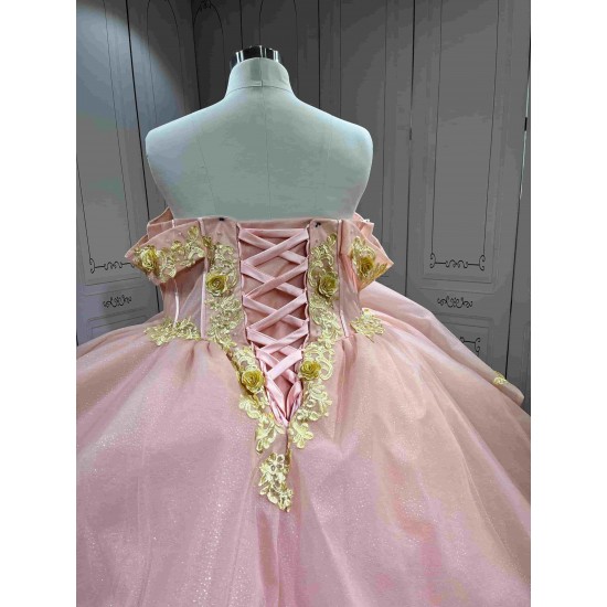 Mumuleo Rose Gold Quinceanera Dress 2026 15 Years Dresses Vestidos De Quinceanera Fiesta Largo Elegante Boda