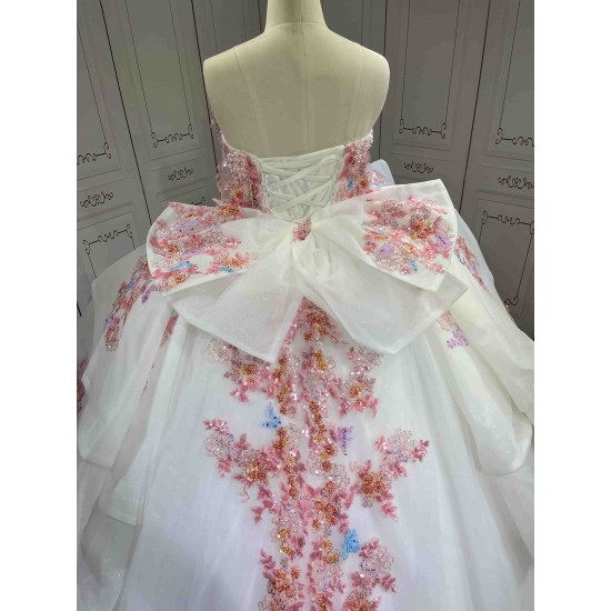 Mumuleo Glitter Champagne Quinceanera Dress Vestidos De Xv Anos Rosa Pink Fifteen Year Old Dress Vestidos De Quince Anos