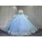 Mumuleo Floor-Length Modern Satin Lace Printed Chapel Train Ball Gown Quinceanera Dress for Teenagers
