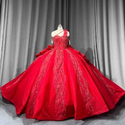 Mumuleo Bright Red Quinceanera Dresses 2026 Economics Vestidos De Quinceaera XV 15 Aos Ball Gowns Vestidos De Fiesta