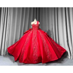 Mumuleo Bright Red Quinceanera Dresses 2026 Economics Vestidos De Quinceaera XV 15 Aos Ball Gowns Vestidos De Fiesta