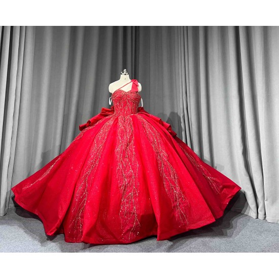 Mumuleo Bright Red Quinceanera Dresses 2026 Economics Vestidos De Quinceaera XV 15 Aos Ball Gowns Vestidos De Fiesta
