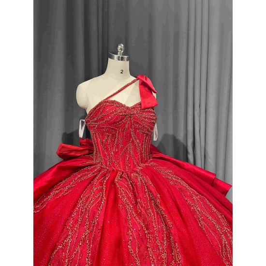 Mumuleo Bright Red Quinceanera Dresses 2026 Economics Vestidos De Quinceaera XV 15 Aos Ball Gowns Vestidos De Fiesta