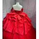 Mumuleo Bright Red Quinceanera Dress Vestidos De 15 Anos Quinceanera Fashion Xv Vestido De Quinceaera Talla Pequea