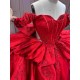 Mumuleo Bright Red Quinceanera Dress Vestidos De 15 Anos Quinceanera Fashion Xv Vestido De Quinceaera Talla Pequea