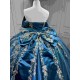 Mumuleo Teal Green Quinceanera Dress Vestidos De 15 Anos Quinceanera Fashion Xv Vestidos De Quinceaera Azul