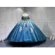Mumuleo Teal Green Quinceanera Dress Vestidos De 15 Anos Quinceanera Fashion Xv Vestidos De Quinceaera Azul