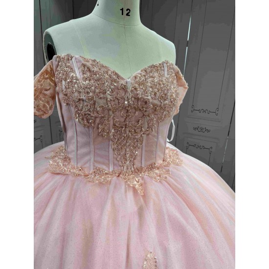 Mumuleo Light Pink Quinceanera Dress 2026 Vestidos De 15 Anos Quinceanera Fashion Xv Rosa Vestido De XV