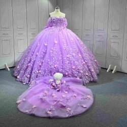 Mumuleo Lilac Quinceanera Dress 2026 Vestidos De 15 Anos Quinceanera Fashion Xv Vestidos De 15 Aos Lila