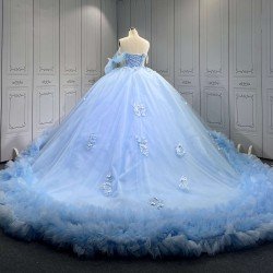 Mumuleo Sky Blue Quinceanera Dress 2026 Vestidos De 15 Anos Quinceanera Fashion Xv Anera Vestidos Xv Aos