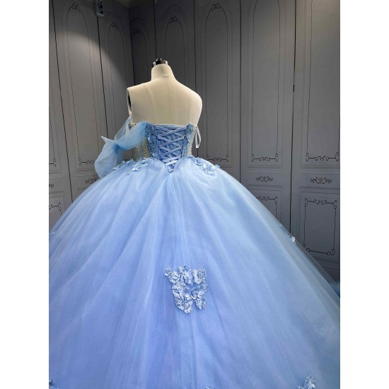 Mumuleo Sky Blue Quinceanera Dress 2026 Vestidos De 15 Anos Quinceanera Fashion Xv Anera Vestidos Xv Aos