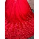 Mumuleo Bright Red Quinceanera Dress 2026 with Butterfly Vestidos De 15 Anos Quinceanera Miss XV De Vestido With Matching Bear Dress