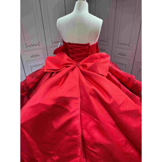 Mumuleo Bright Red Quinceanera Dresses 2026 Vestidos De 15 Anos Quinceanera Fashion Xv Miss XV De Vestido