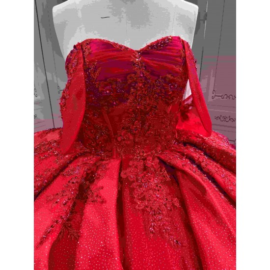 Mumuleo Bright Red Quinceanera Dresses 2026 Vestidos De 15 Anos Quinceanera Fashion Xv Miss XV De Vestido