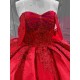 Mumuleo Bright Red Quinceanera Dresses 2026 Vestidos De 15 Anos Quinceanera Fashion Xv Miss XV De Vestido