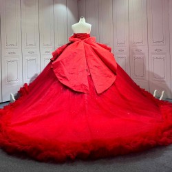 Mumuleo Bright Red Quinceanera Dresses 2026 Vestidos De 15 Anos Quinceanera Fashion Xv Miss XV De Vestido