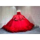 Mumuleo Bright Red Quinceanera Dresses 2026 Vestidos De 15 Anos Quinceanera Fashion Xv Miss XV De Vestido