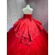 Mumuleo Bright Red Quinceanera Dresses 2026 Vestidos De 15 Anos Quinceanera Fashion Xv Miss XV De Vestido